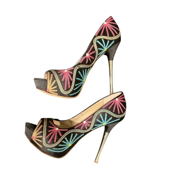 INC International Concepts colorful stiletto, size 6.5M. - Picture 1 of 10